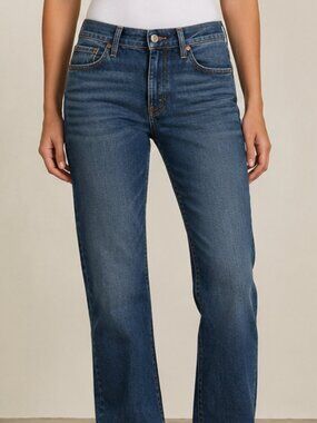 Levi's Mid Rise Straight Jeans Women's Size 6 (28) Medium Dark Wash Classic